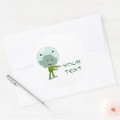 Alien Ronde Sticker (Envelop)