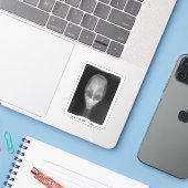 Alien Röntgenstraling Sticker (Laptop met iPhone)