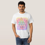 Alien Roze Aardinvazie T-shirt (Voorkant volledig)