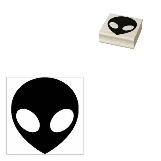 Alien Rubberstempel (Gestempeld)