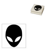 Alien Rubberstempel (Gestempeld)