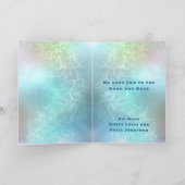 Alien Ruimteschip Leeftijd 3 Ruimte Blauwgroen Ver Kaart (Binnen)