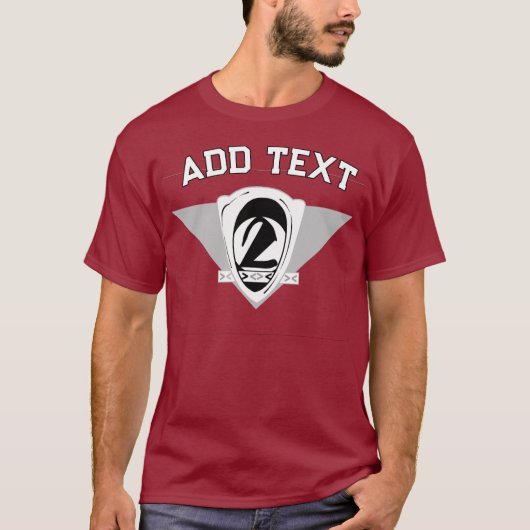 Alien Ruimtesymbool Nummer 2 T-shirt (Voorkant)