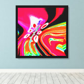 Alien ruimtevaartkunst canvas afdruk (Insitu (Houten vloer))
