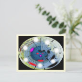 Alien-ruimtevaartnavigatie Briefkaart (Staand voorkant)