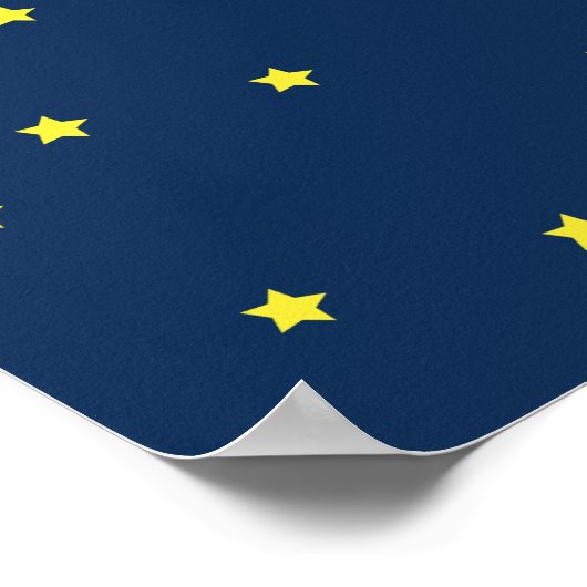 Alien ruimtevaartuig verjaardagsfeest poster welko (Hoek)