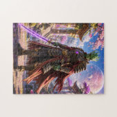 Alien Samurai Warrior Puzzle Legpuzzel (Horizontaal)