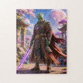Alien Samurai Warrior Puzzle Legpuzzel (Verticaal)