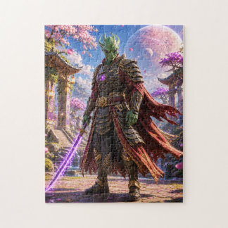 Alien Samurai Warrior Puzzle Legpuzzel