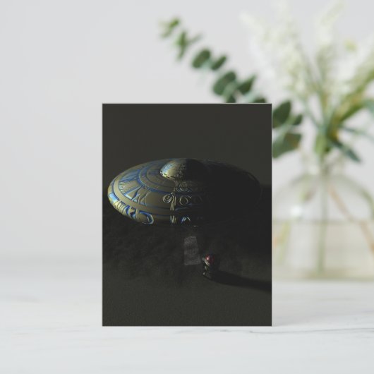 Alien Sand Briefkaart (Staand voorkant)