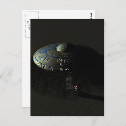 Alien Sand Briefkaart (Voorkant / Achterkant)