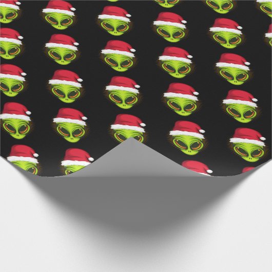 Alien Santa Cadeaupapier (Hoek)