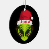 Alien Santa Ceramic Ornament (Rechts)