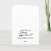 Alien Santa Christmas-Kaarten Feestdagen Kaart (Achterkant)