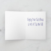 Alien Santa Christmas-Kaarten Feestdagen Kaart (Binnen)