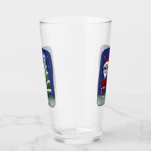 Alien Santa Glas (Rechts)