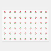 "Alien Santa" Kerst inpakpapier (Voorkant 2)