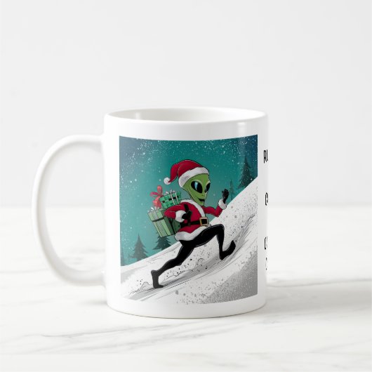 Alien Santa Koffiemok (Links)