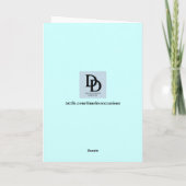 Alien Santa tijdens UFO-kerst Feestdagen Kaart (Achterkant)