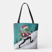 Alien Santa Tote Bag (Achterkant)
