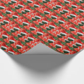 ALIEN SANTA WRAPPING PAPER CADEAUPAPIER (Hoek)