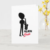Alien Sax, buitenaardse muzikant Kaart (Gele Bloem)