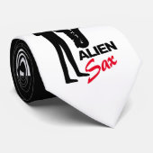 Alien Sax, buitenaardse muzikant Stropdas (Opgerold)