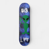 Alien-schaatsen dek persoonlijk skateboard (Voorkant)