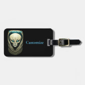 Alien schedel Head Thunder_Cove  Bagagelabel (Voorkant horizontaal)