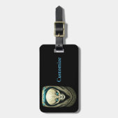 Alien schedel Head Thunder_Cove  Bagagelabel (Voorkant verticaal)