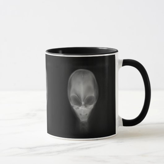 Alien Schedel Röntgenfoto Mok (Rechts)