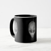 Alien Schedel Röntgenfoto Mok (Voorkant links)