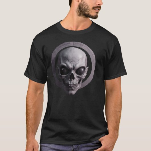 Alien Schedel T-shirt (Voorkant)