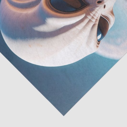 Alien Sci-Fi Decoupage Tissue Paper Tissuepapier (Detail)