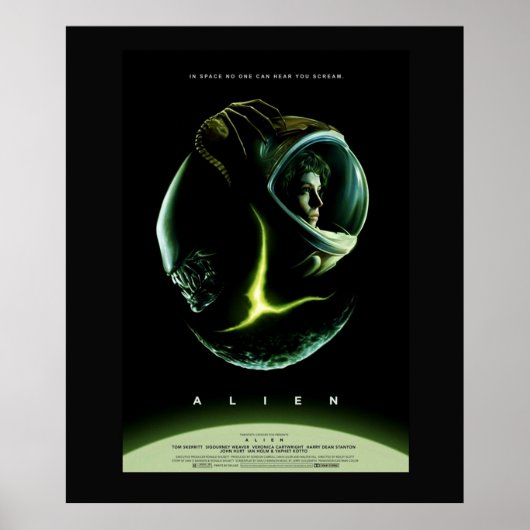 Alien Sci Fi horror filmFilms Fan Art Gift Memora Poster (Voorkant)