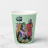 Alien Sci-Fi Science Fiction verjaardagsfeestje Papieren Bekers (Achterkant)