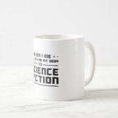 Alien Science Fiction Day Space Science Gift Idee Koffiemok (Voorkant rechts)