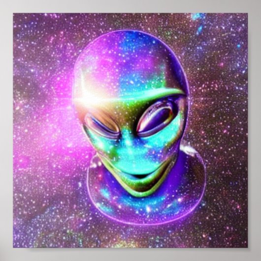 Alien Science fiction Poster (Voorkant)