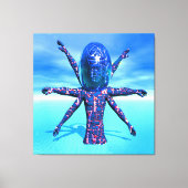 Alien Sculpture Canvas Afdruk (Voorkant)