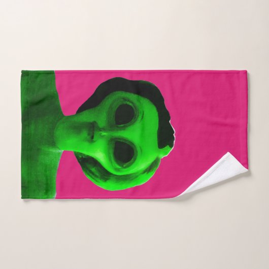 Alien Self Portrait Bad Handdoek (Handdoek)