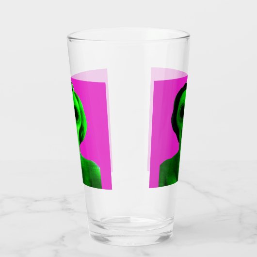 Alien Self Portrait Glas (Rechts)