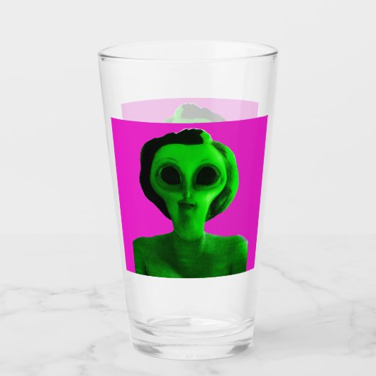 Alien Self Portrait Glas (Voorkant)