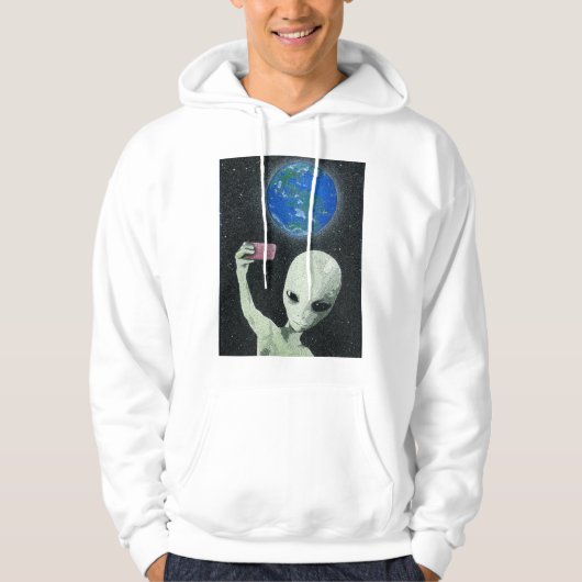 Alien Selfie Hoodie (Voorkant)