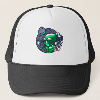 Alien Selfie Snap For Astronomer Teacher Space Fan Trucker Pet
