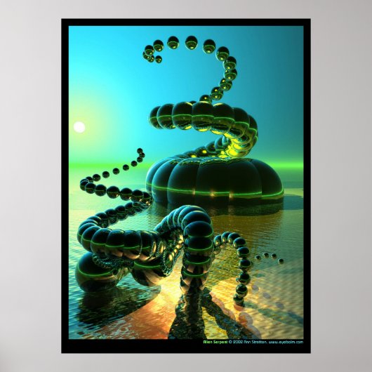 Alien Serpent Poster (Voorkant)