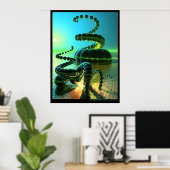 Alien Serpent Poster (Thuiskantoor)