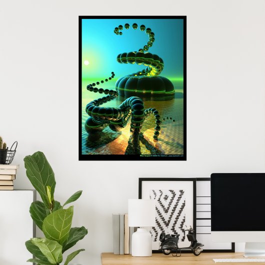 Alien Serpent Poster (Thuiskantoor)