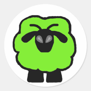 Alien Sheep Stickers