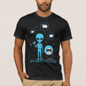 Alien Sheepdog Academy | Grappige Sci-Fi Space Her T-shirt (Voorkant)
