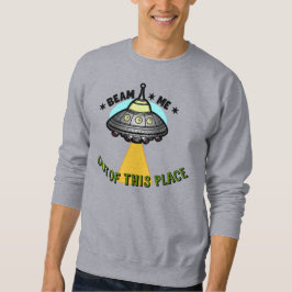 Alien Ship Beam Heren Basic Sweatshirt